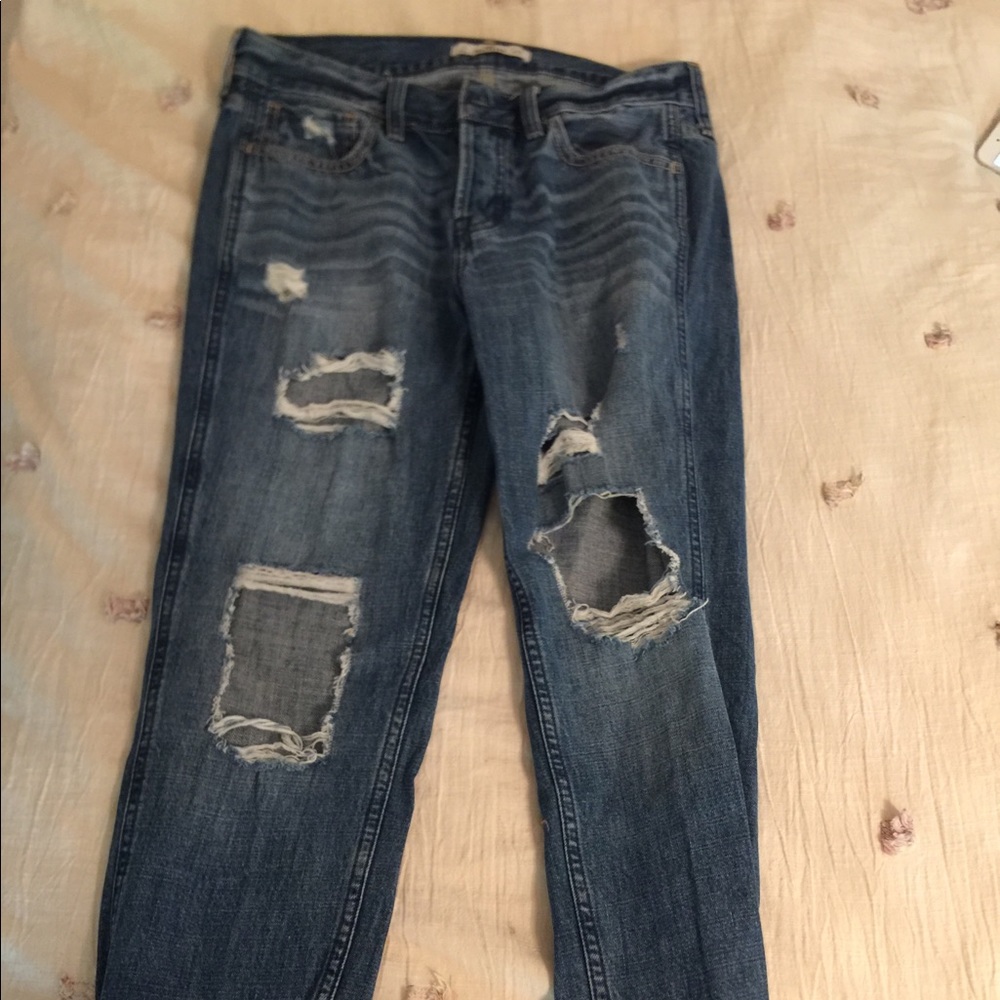 Hollister ripped jeans
